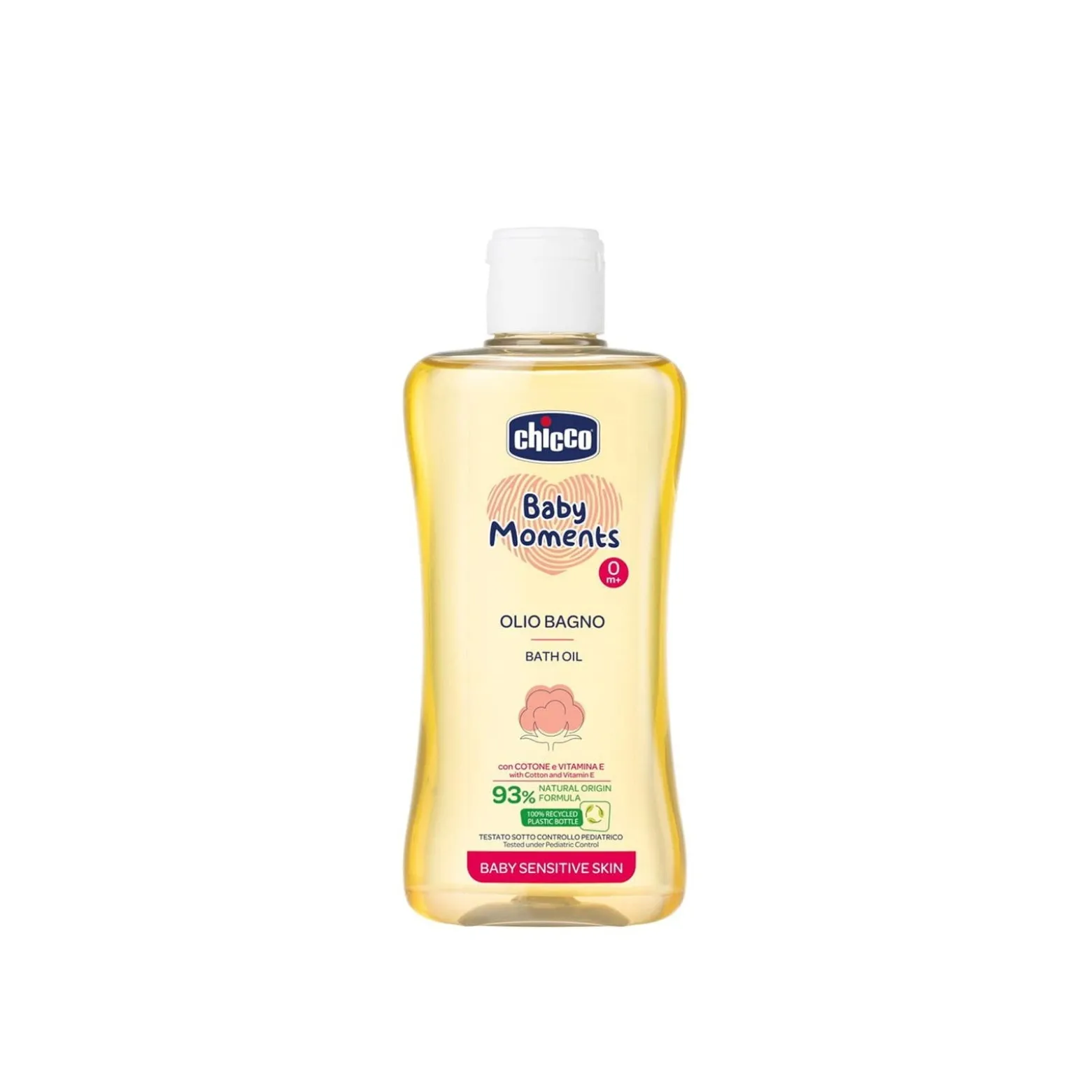Chicco Baby Moments Bath Oil 200ml (6.76floz)