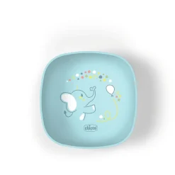 Chicco Bowl with Lid 6m+ Blue