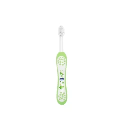 Chicco First Milk Teeth Toothbrush 6-36m Green