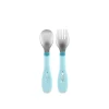 Chicco Metal Cutlery 18m+ Blue