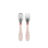 Chicco Metal Cutlery 18m+ Pink