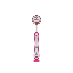 Chicco Milk Teeth Toothbrush 3-6 Years Pink Hippo x1