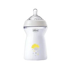Chicco Natural Feeling Fast Flow BPA-Free Plastic Bottle 6m+ Beige 330ml (11.0floz)