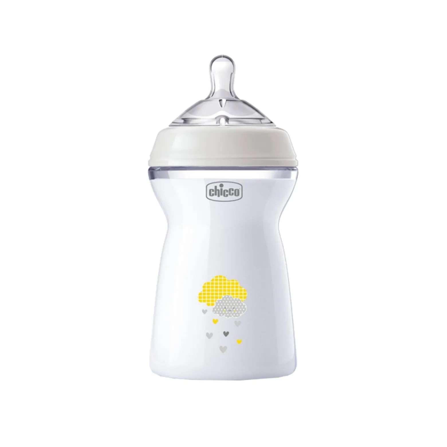 Chicco Natural Feeling Fast Flow BPA-Free Plastic Bottle 6m+ Beige 330ml (11.0floz)