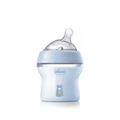 Chicco Natural Feeling Slow Flow BPA-Free Plastic Bottle 0m+ Blue 150ml (5floz)