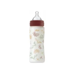 Chicco Perfect 5 Eco+ BPA-Free Plastic Baby Bottle Fast Flow 4m+ 330ml (11floz)