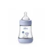 Chicco Perfect 5 Intui-Flow System Baby BPA-Free Plastic Bottle Slow Flow 0m+ Blue 150ml (5floz)