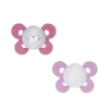 Chicco Physio Comfort Glow in the Dark Pacifier 16-36m Pink x2