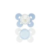 Chicco Physio Comfort Pacifier 0-6m White/Blue x2