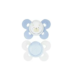 Chicco Physio Comfort Pacifier 0-6m White/Blue x2