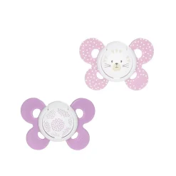 Chicco Physio Comfort Pacifier 6-16m Pink/Purple x2