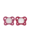 Chicco PhysioForma Dual Soft Pacifier 16-36m Pink/Magenta x2