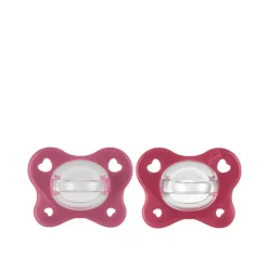 Chicco PhysioForma Dual Soft Pacifier 16-36m Pink/Magenta x2