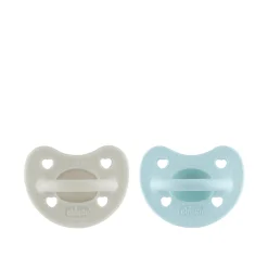 Chicco PhysioForma Luxe Silicone Pacifier 6-16m Gray/Green x2