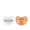 Chicco PhysioForma Luxe Silicone Pacifier 6-16m Transparent/Orange x2