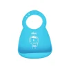 Chicco Take Eat Easy Silicone Roll Bib 6m+ Blue