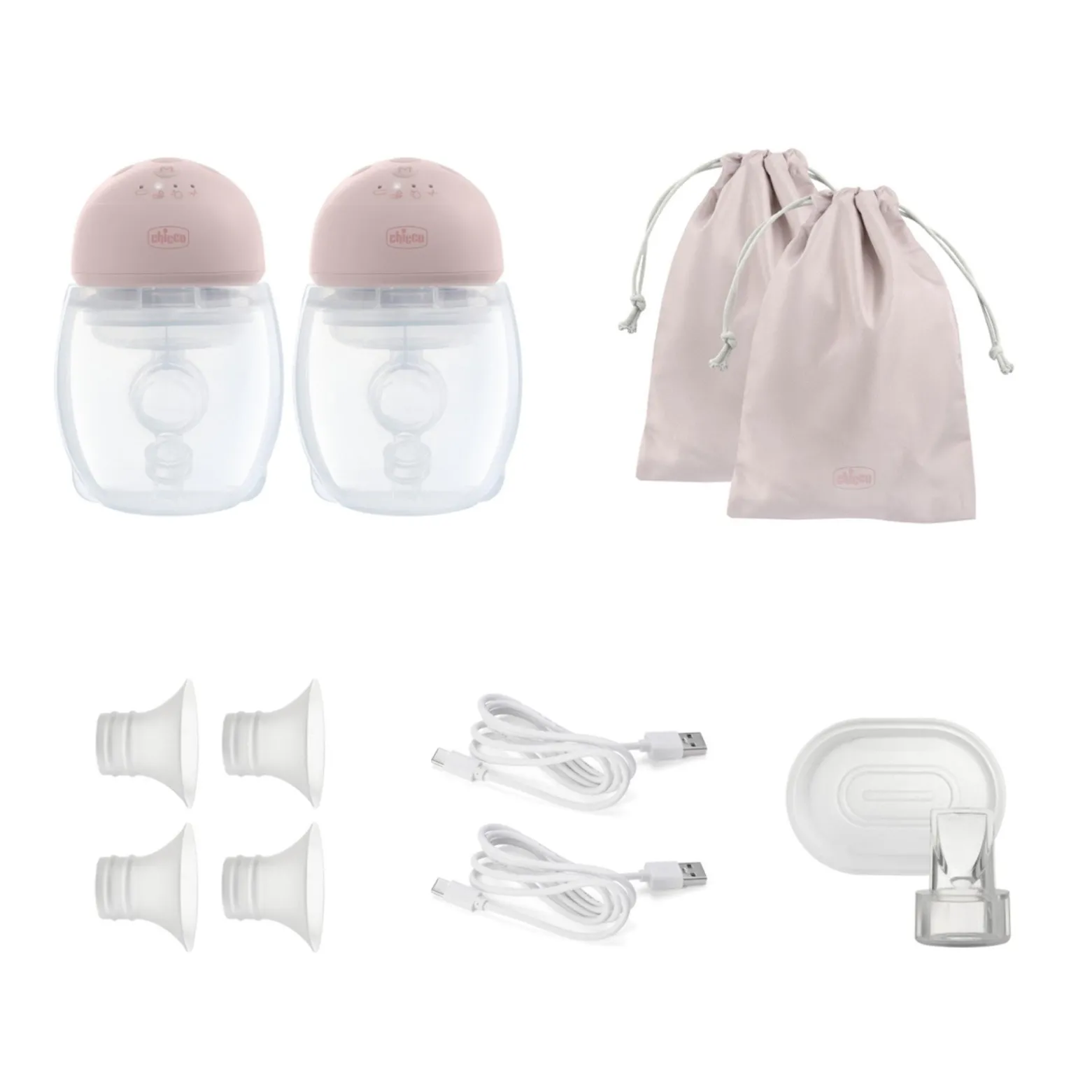 Chicco Wearable Breast Pump x2