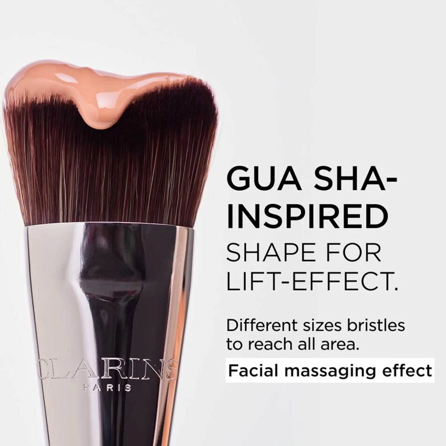 Clarins Gua Sha-Inspired Foundation Brush