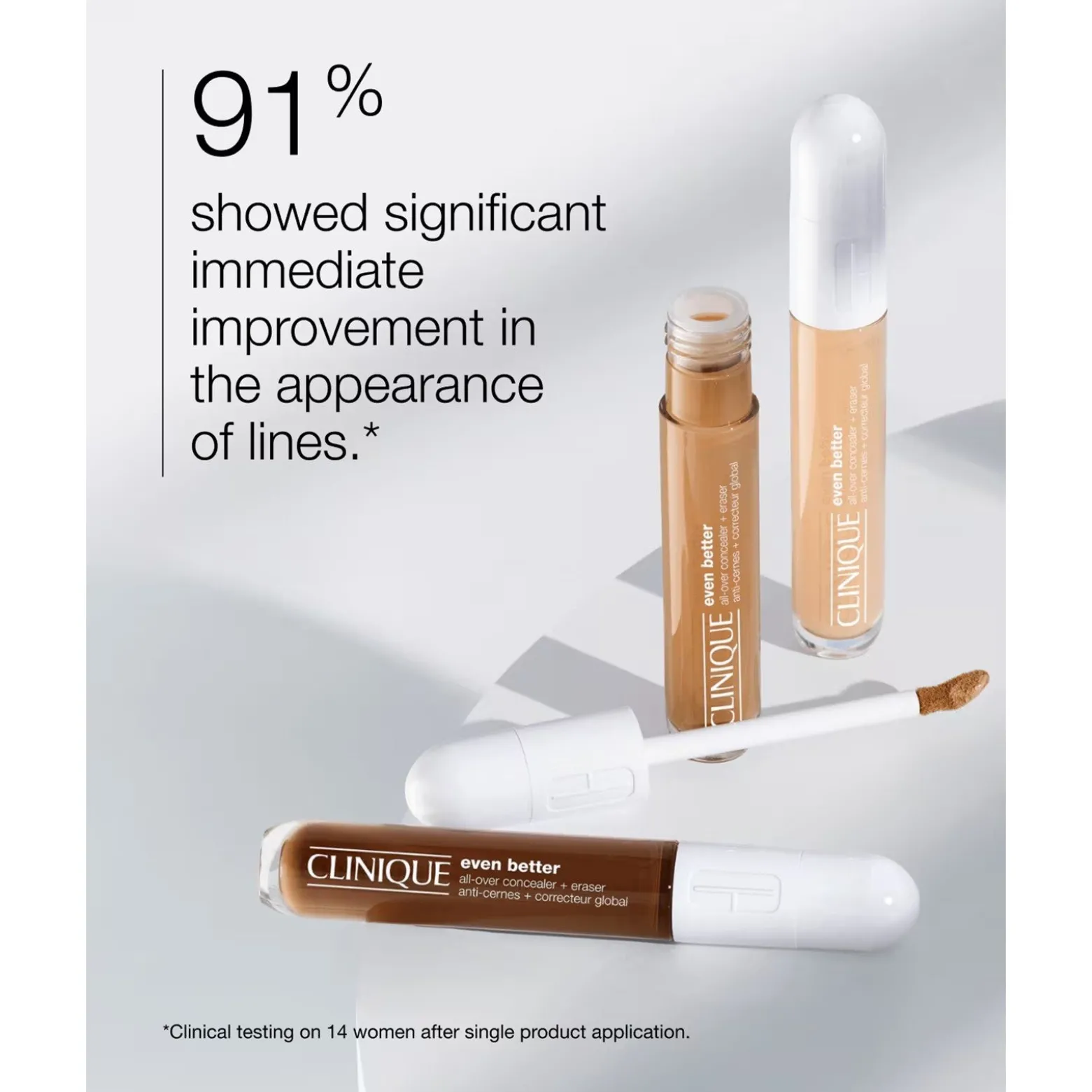 Clinique Even Better All-Over Concealer + Eraser WN 01 Flax 6ml (0.2floz)