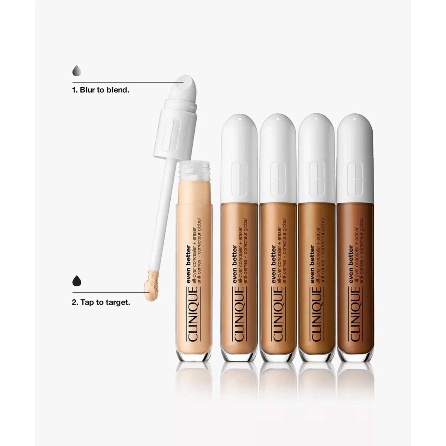 Clinique Even Better All-Over Concealer + Eraser WN 01 Flax 6ml (0.2floz)