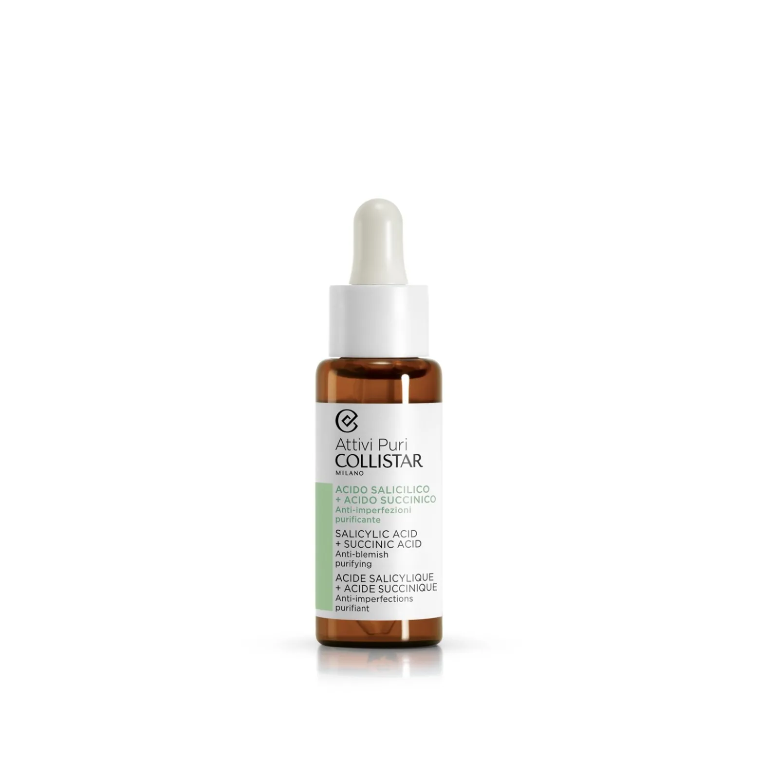Collistar Pure Actives Salicylic + Succinic Acid Purifying Serum 30ml (1.0floz)
