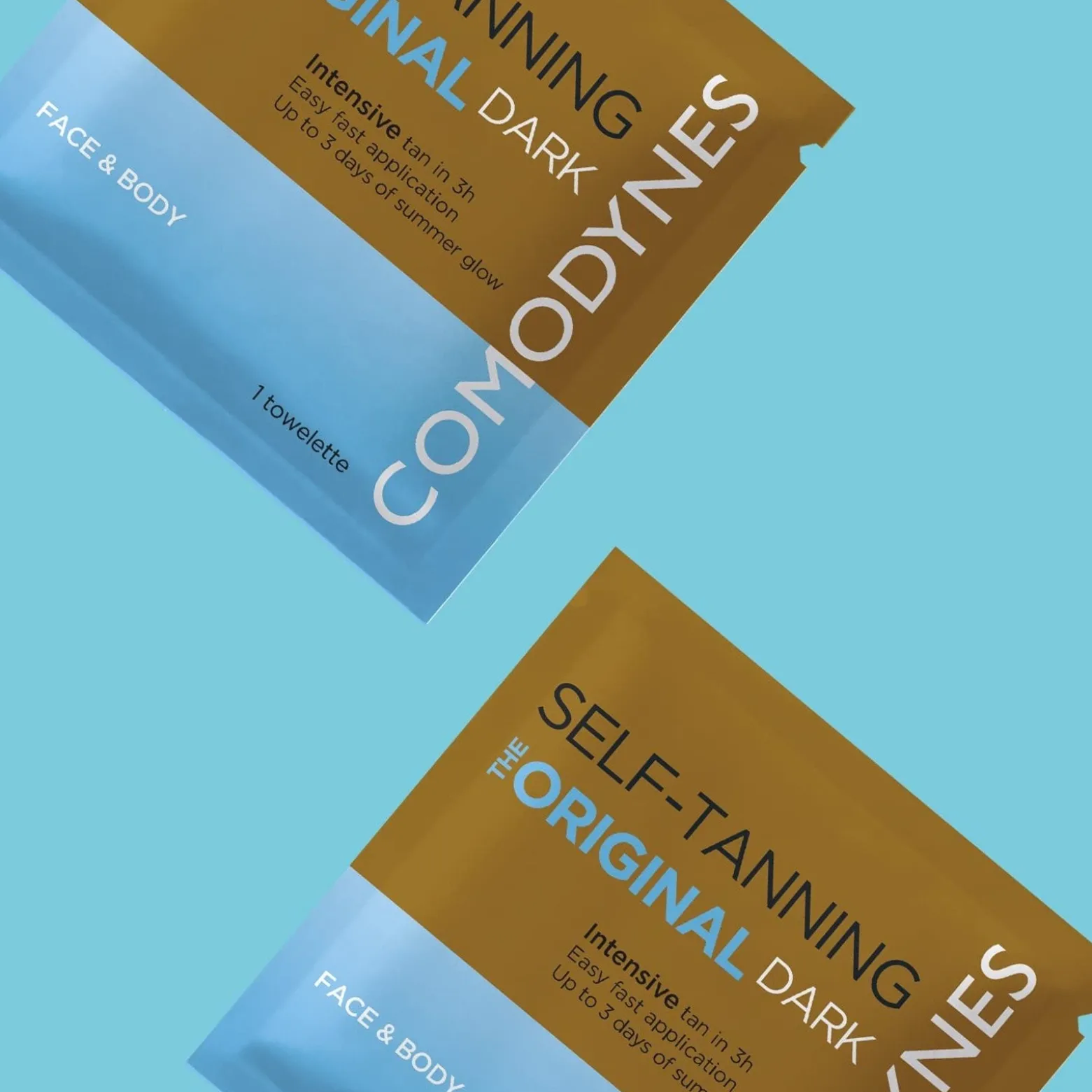 Comodynes The Original Dark Intensive Self-Tanning Wipes x8