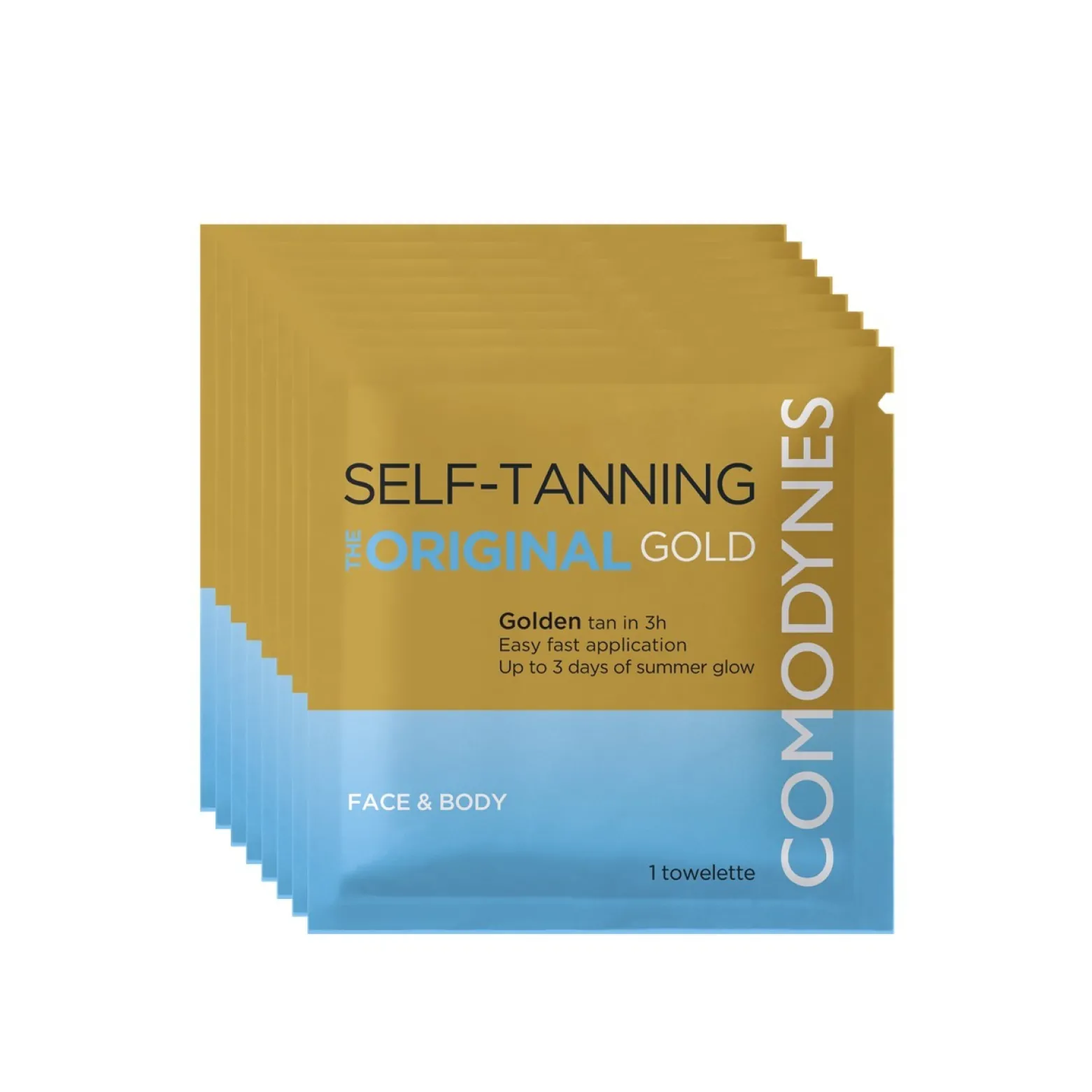 Comodynes The Original Gold Self-Tanning Wipes x8