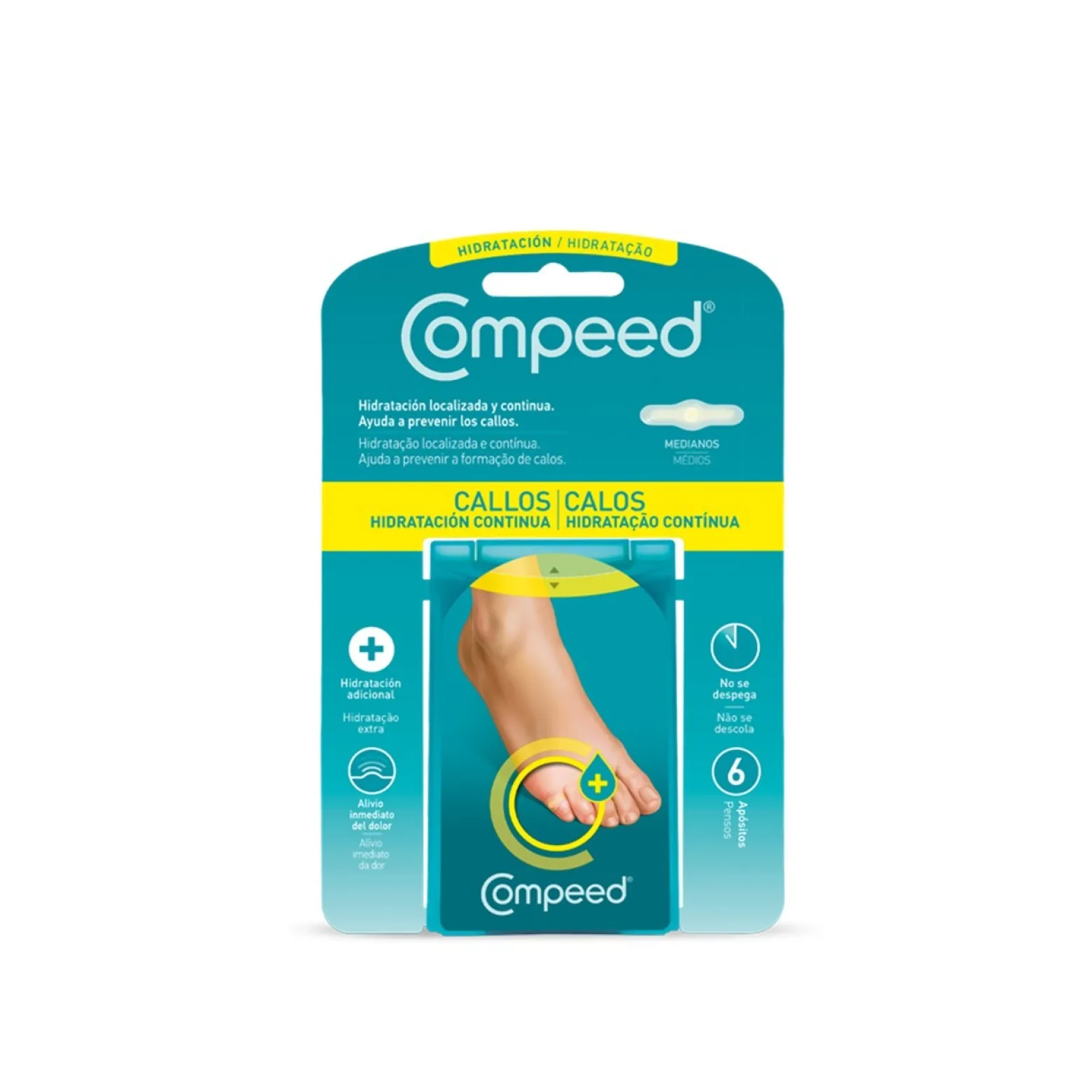 Compeed Corn Moisturizing Medium Plasters x6