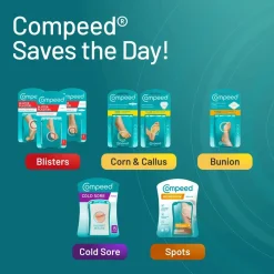 Compeed Invisible Cold Sore Discreet Healing Patch x15
