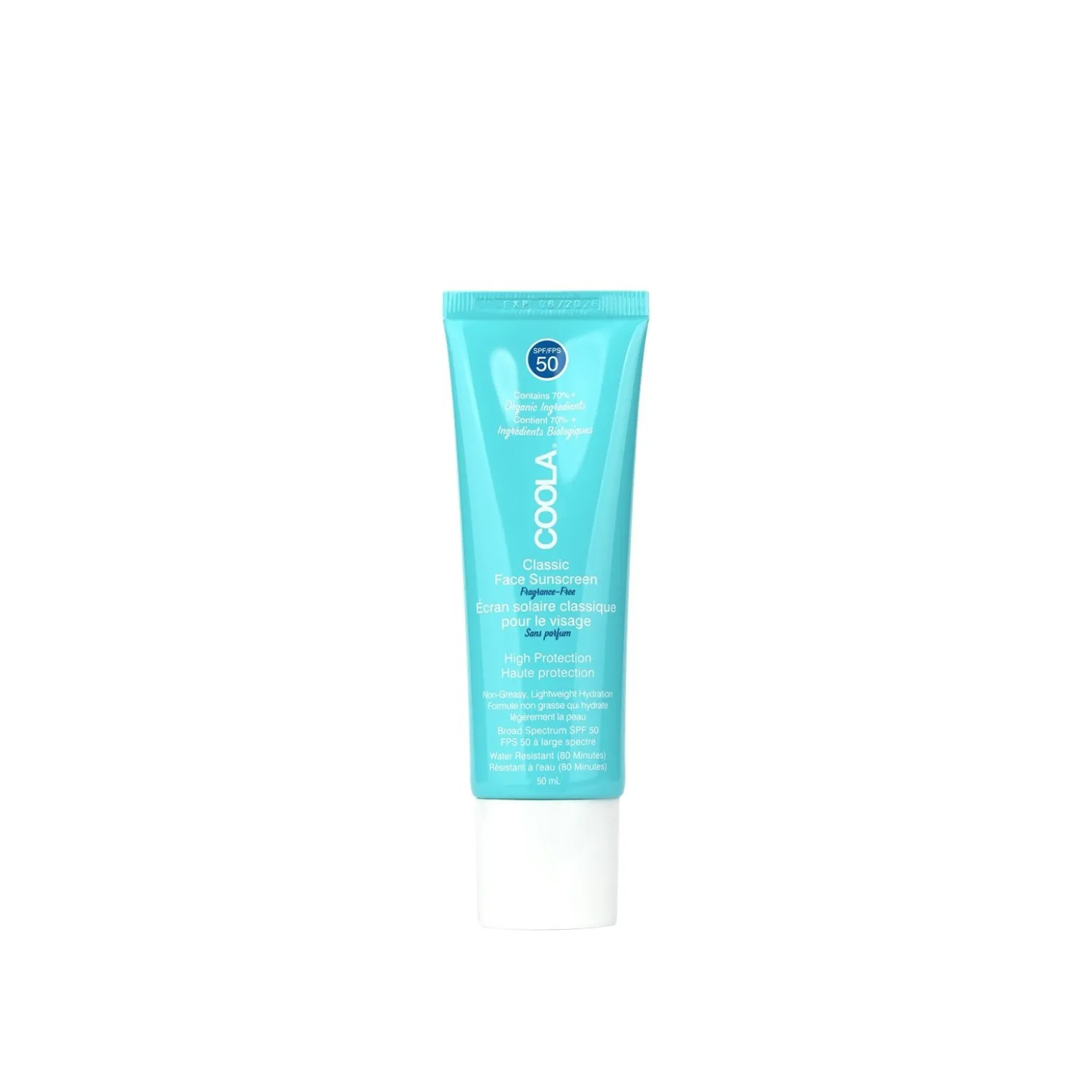 Coola Classic Face Sunscreen SPF50 Fragrance-Free 50ml (1.69floz)
