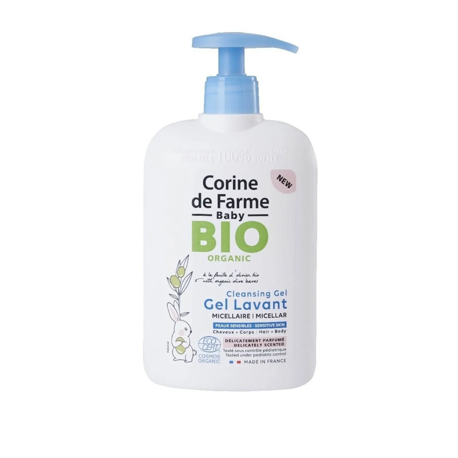 Corine de Farme Baby Bio Micellar Cleansing Gel with Organic Olive Leaves 500ml (16.90floz)