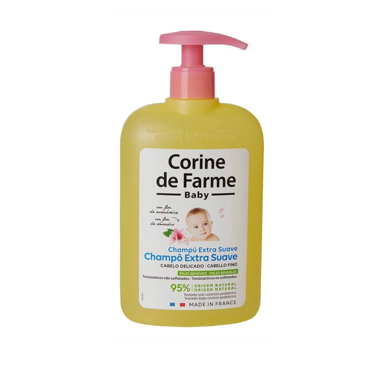 Corine de Farme Baby Extra Gentle Shampoo with Almond Blossom 500ml (16.90floz)