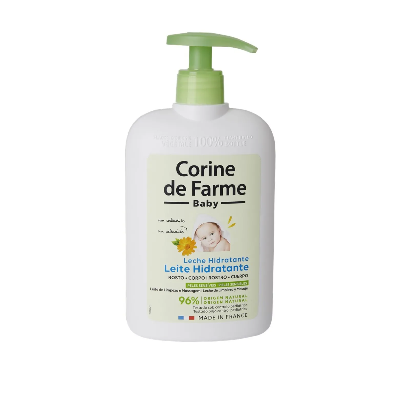 Corine de Farme Baby Moisturizing Milk with Calendula 500ml (16.90floz)