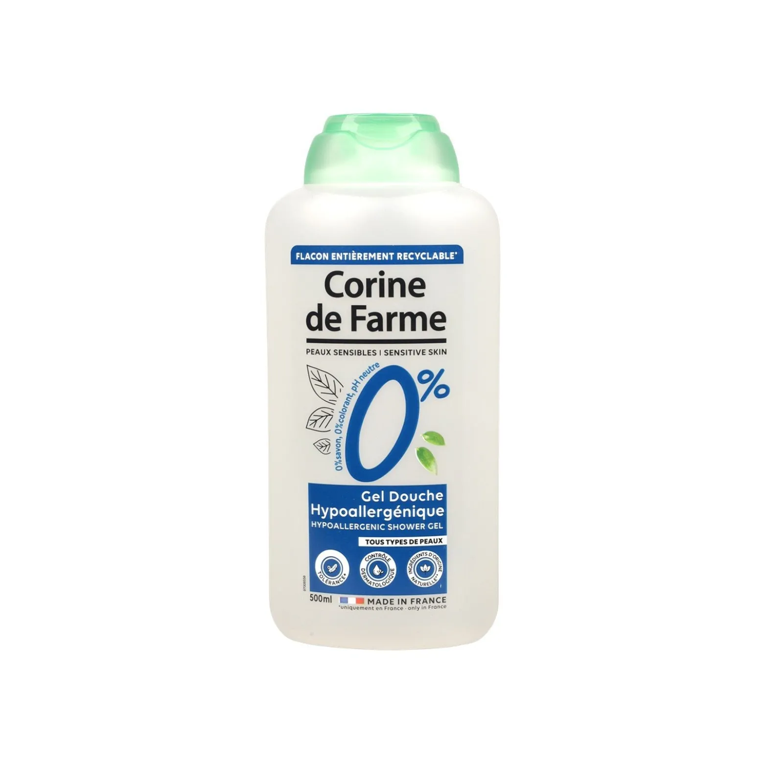 Corine de Farme Hypoallergenic Shower Gel 500ml (16.9floz)