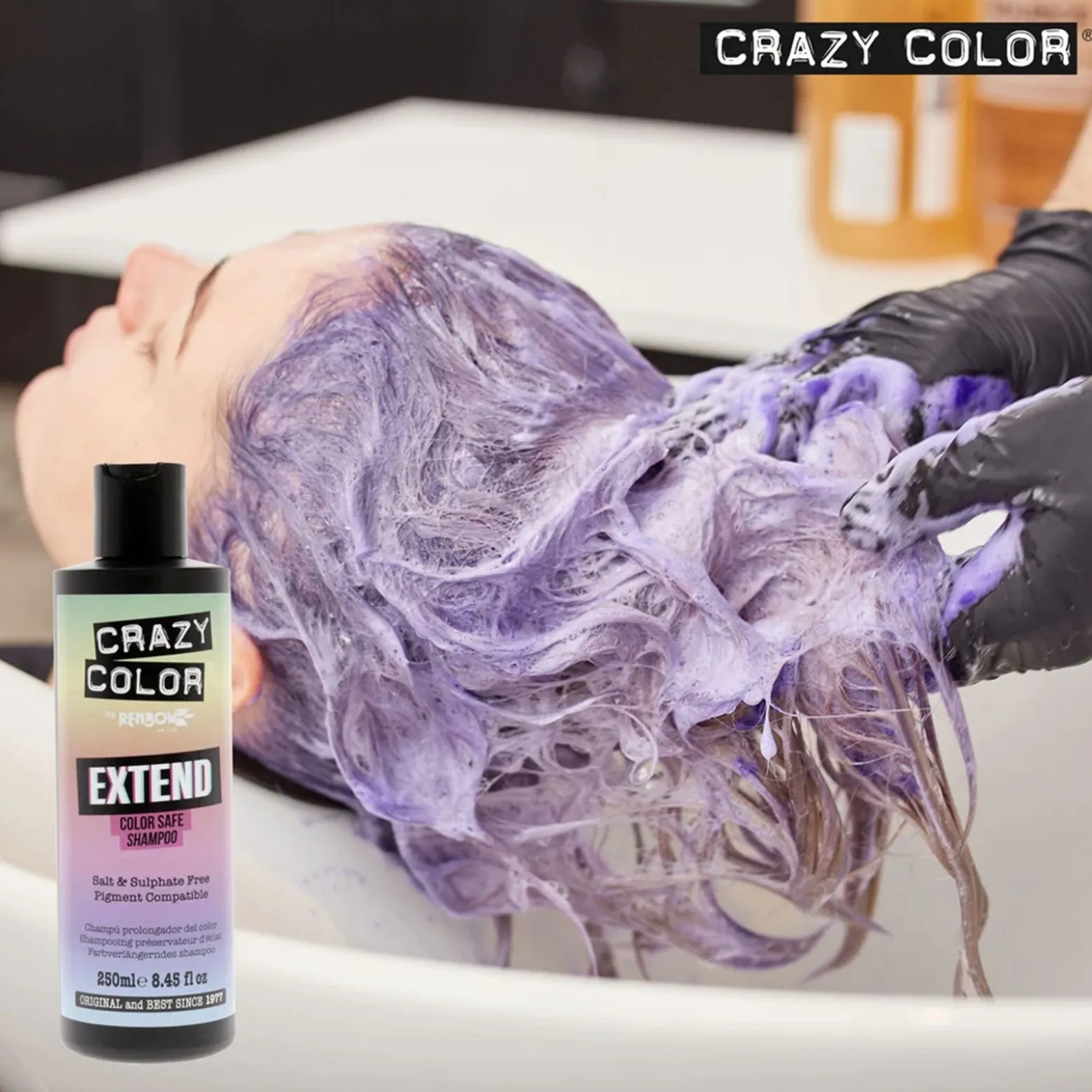 Crazy Color Extend Color Safe Shampoo 250ml (8.45floz)