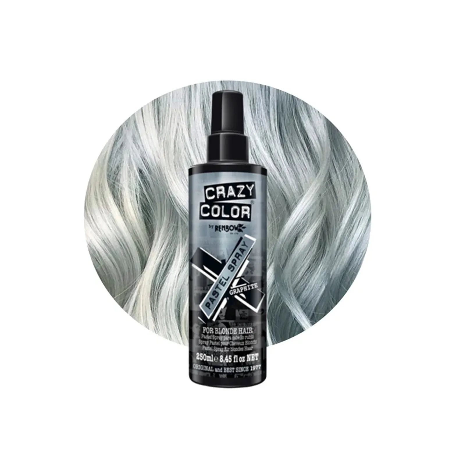 Crazy Color Pastel Spray Graphite 250ml (8.45floz)