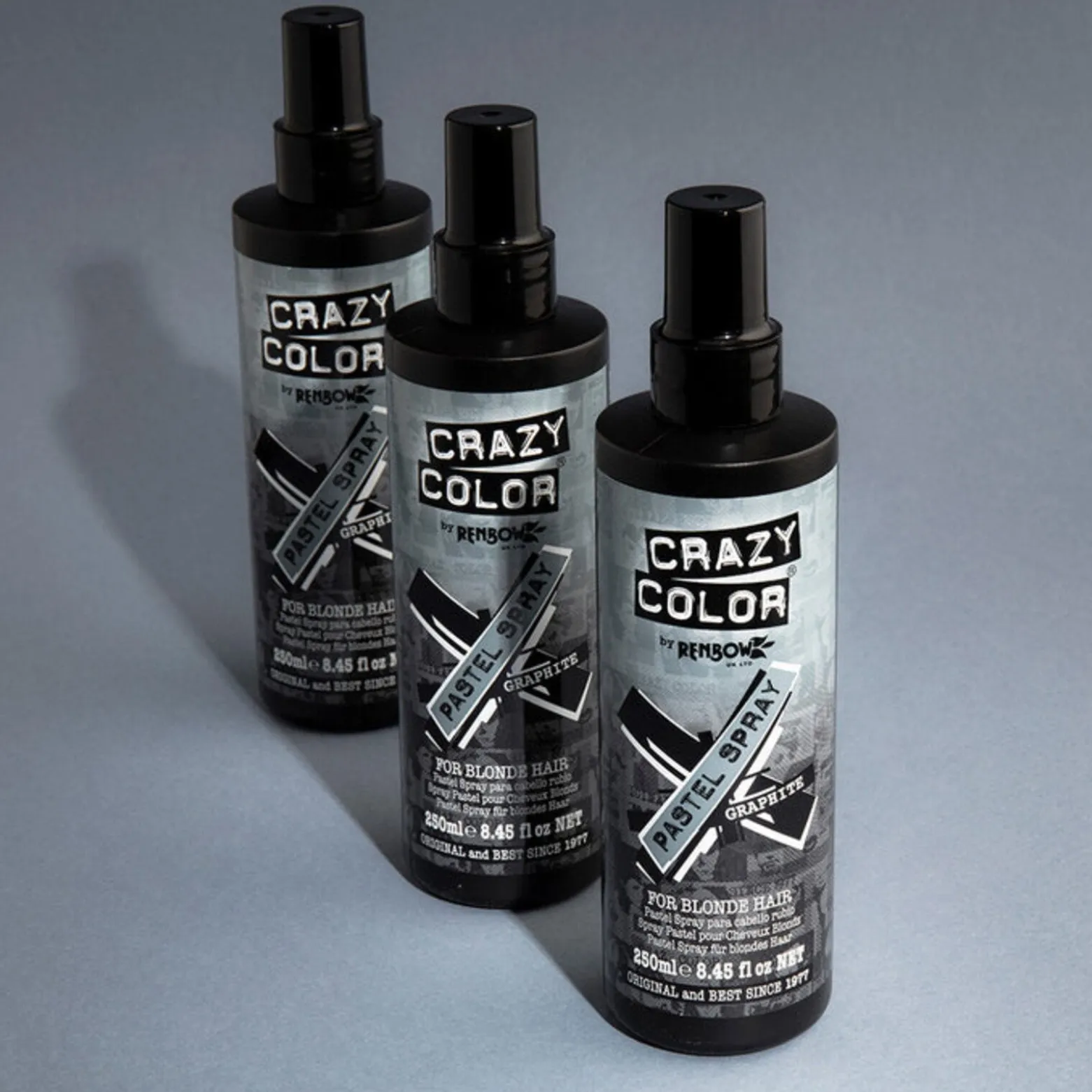 Crazy Color Pastel Spray Graphite 250ml (8.45floz)