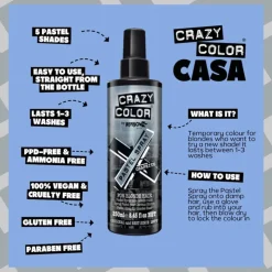 Crazy Color Pastel Spray Graphite 250ml (8.45floz)