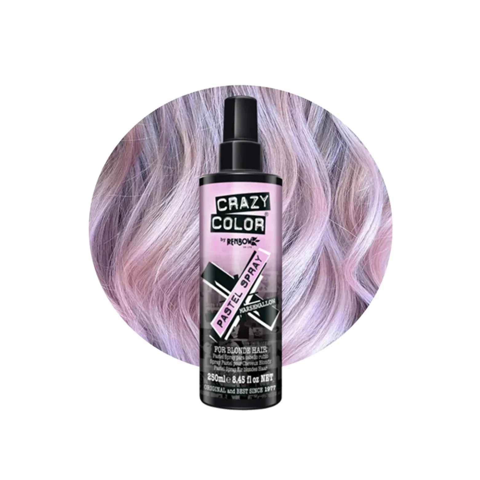 Crazy Color Pastel Spray Marshmallow 250ml (8.45floz)