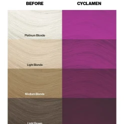 Crazy Color Semi-Permanent Hair Color Cream 41 Cyclamen 100ml (3.38floz)