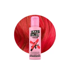 Crazy Color Semi-Permanent Hair Color Cream 56 Fire 100ml (3.38floz)