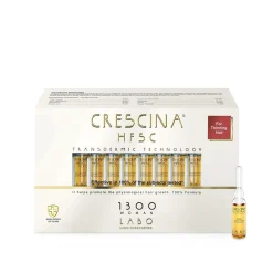 Crescina HFSC Transdermic 1300 Woman Ampoules Hair Growth 3.5ml x20 (20x0.12floz)