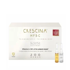 Crescina HFSC Transdermic Treatment 200 Woman Ampoules 3.5ml x10+10 (10+10x0.12floz)
