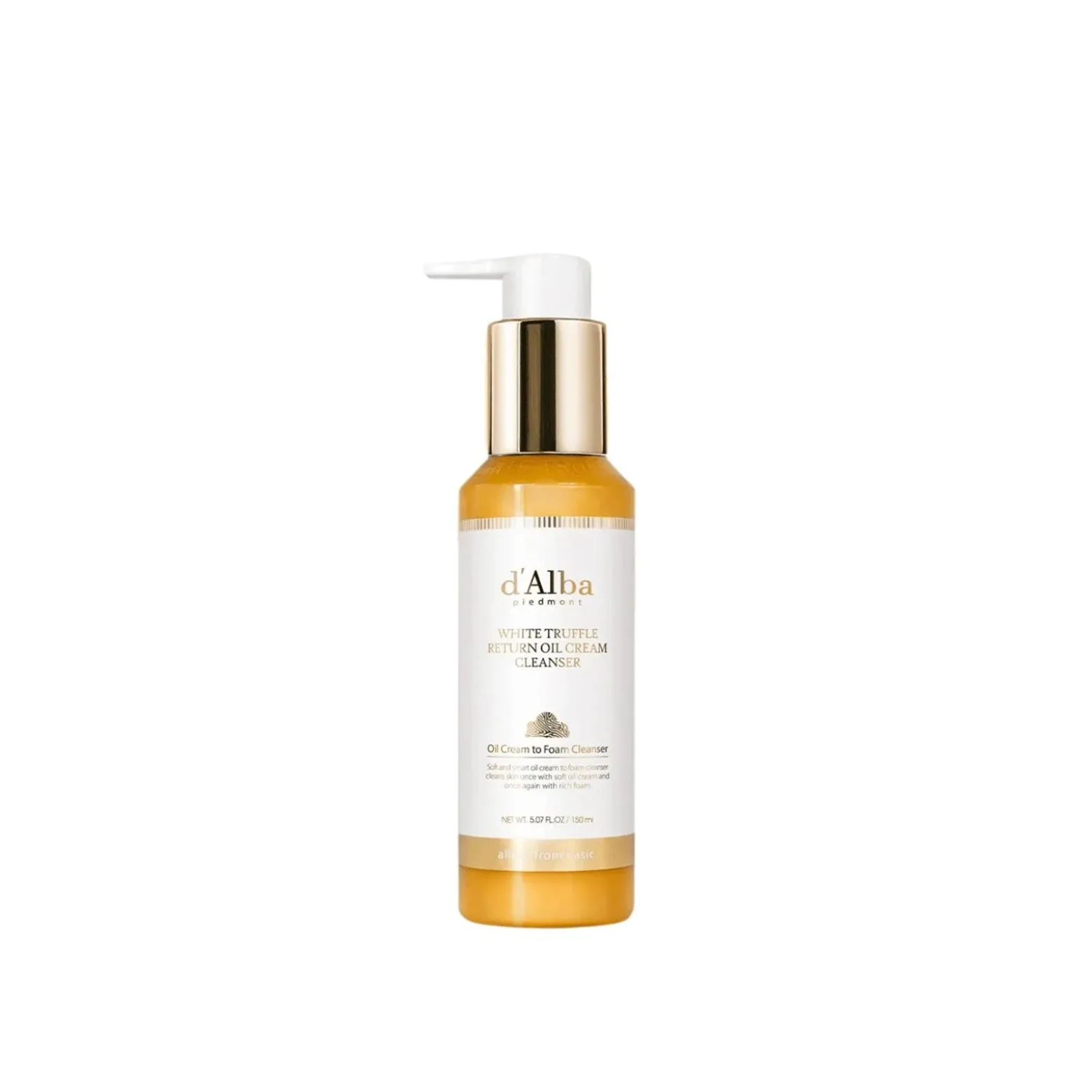 d'Alba White Truffle Return Oil Cream Cleanser 150ml (5.07floz)