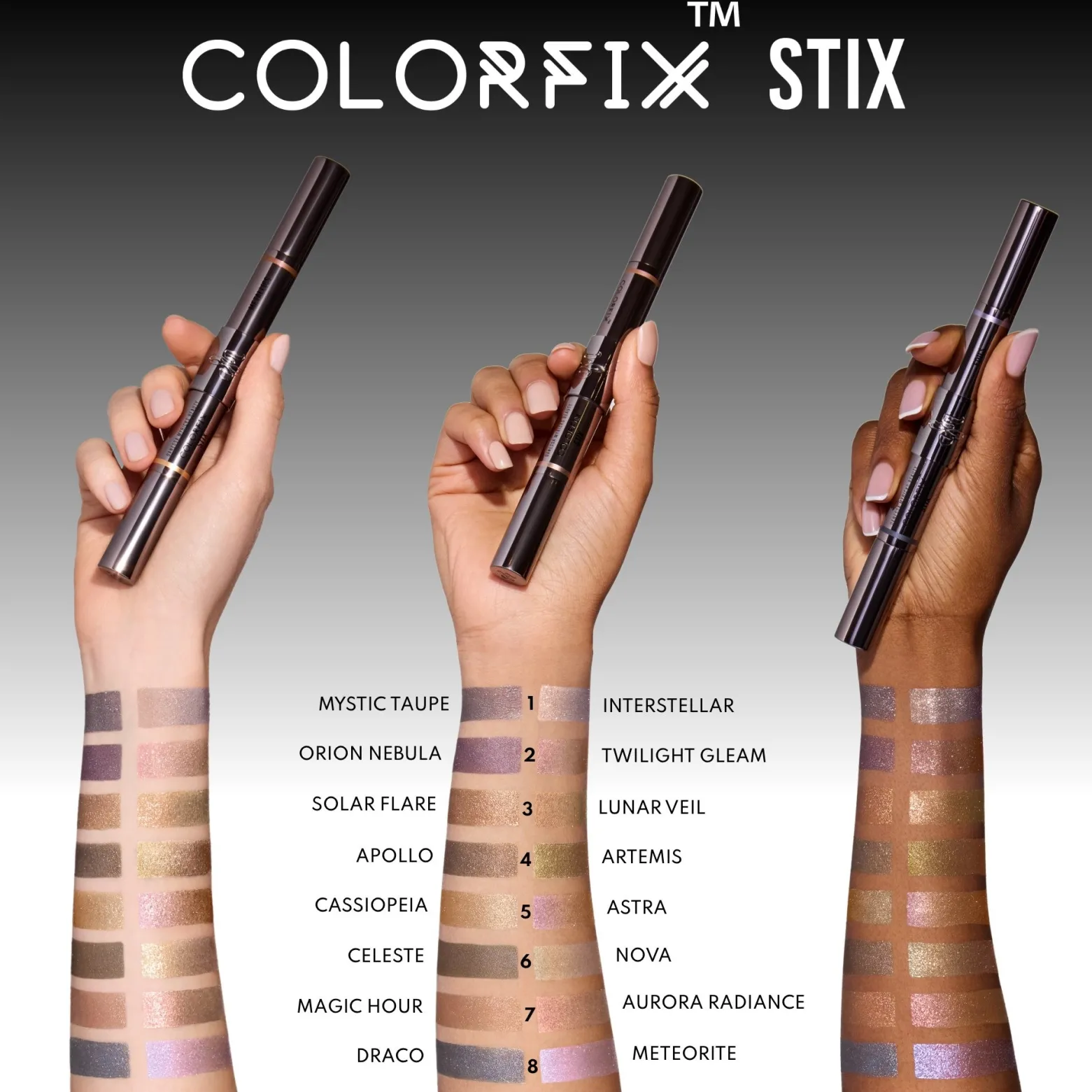 Danessa Myricks Beauty Colorfix Stix Multi-Use Pigment Stick Duo 7 Aurora Radiance/Magic Hour (0.106oz x2)
