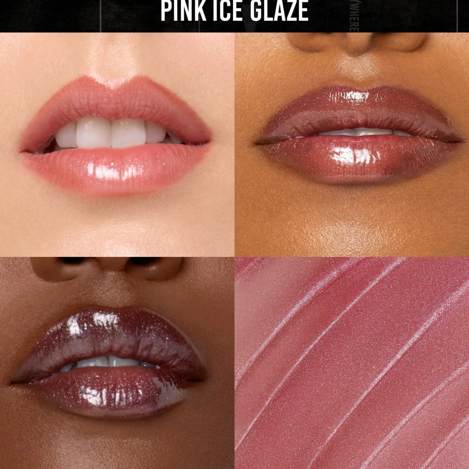 Danessa Myricks Beauty Colorfix Glazes Waterproof Longwear Gloss Pink Ice 10ml (0.34floz)
