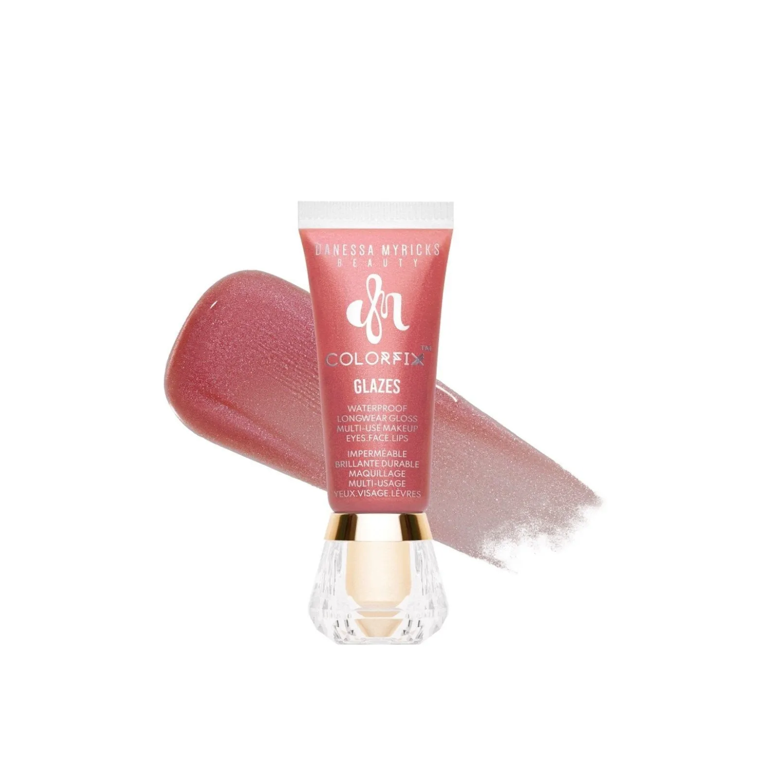 Danessa Myricks Beauty Colorfix Glazes Waterproof Longwear Gloss Pink Ice 10ml (0.34floz)