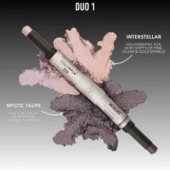 Danessa Myricks Beauty Colorfix Stix Multi-Use Pigment Stick Duo 1 Interstellar/Mystic Taupe (0.106oz x2)