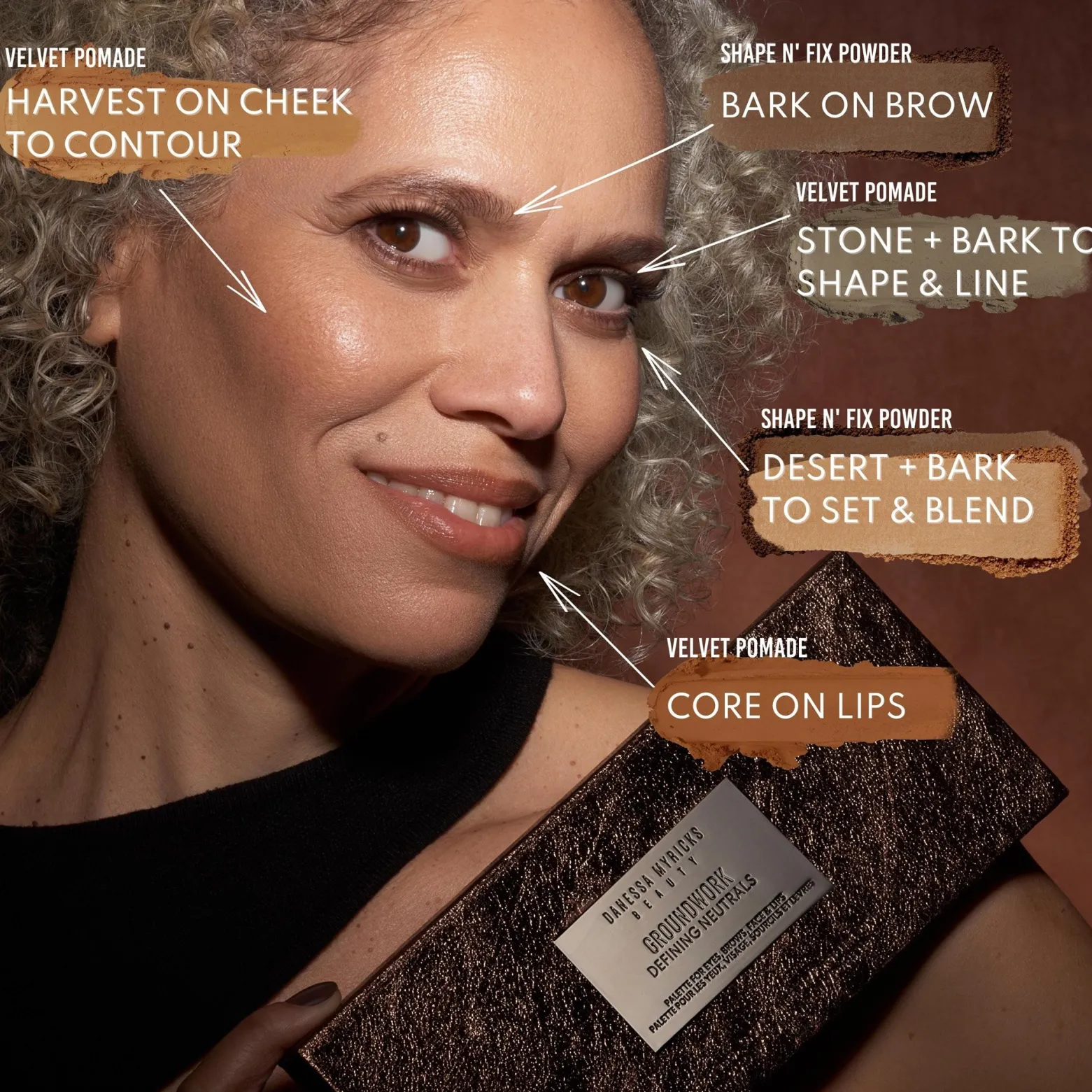 Danessa Myricks Beauty Groundwork Palette Defining Neutrals