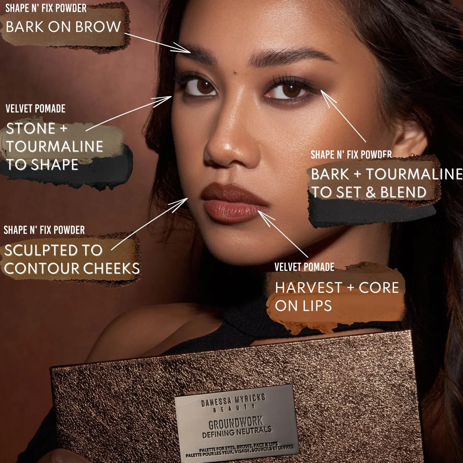 Danessa Myricks Beauty Groundwork Palette Defining Neutrals